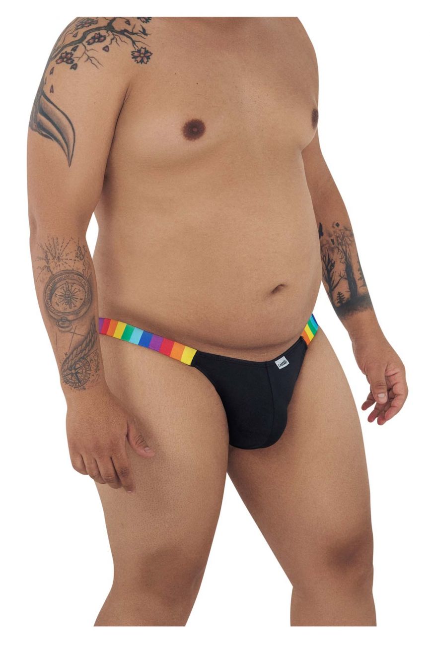 CandyMan 99536X Bikini Jockstrap Color Black Stripes - DealByEthan.gay loves CandyMan