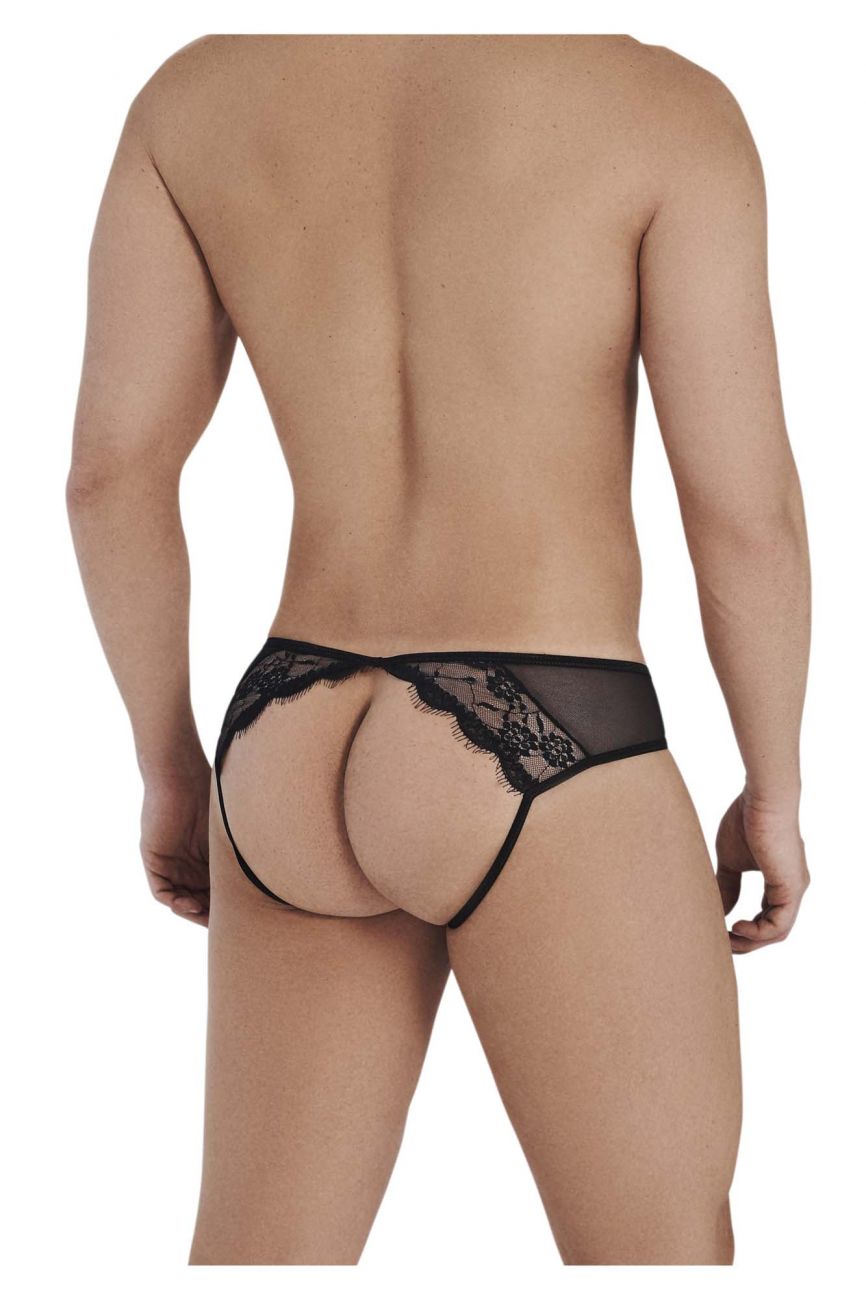 CandyMan 99538 Lace Jockstrap Color Black - DealByEthan.gay loves CandyMan