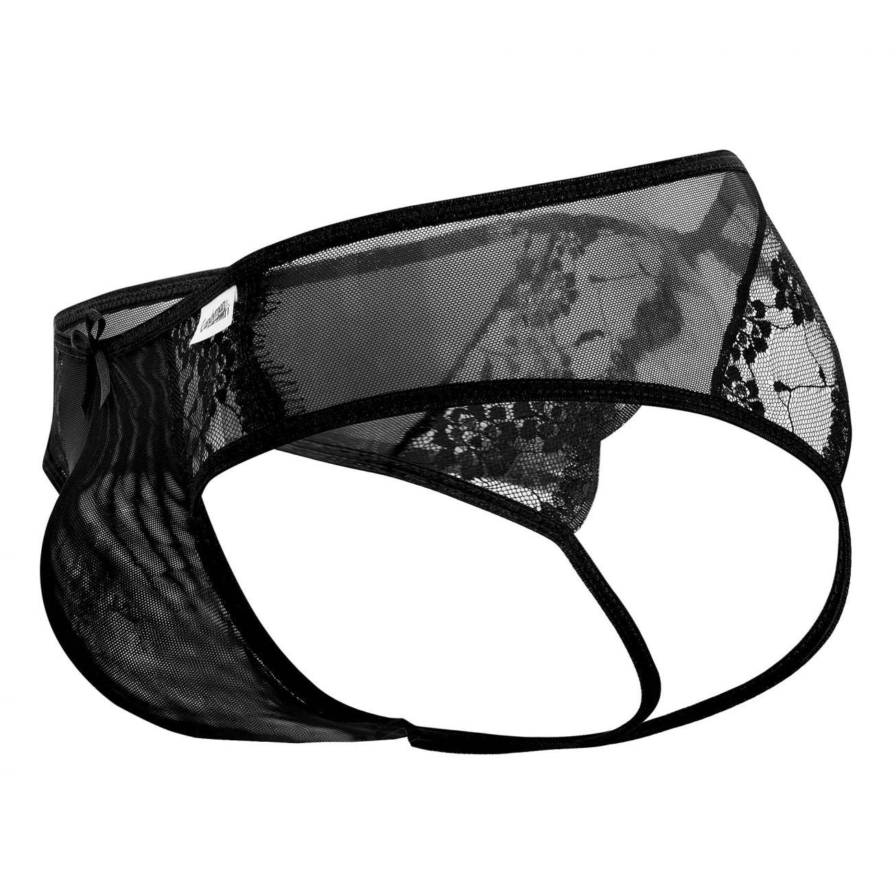 CandyMan 99538 Lace Jockstrap Color Black - DealByEthan.gay loves CandyMan