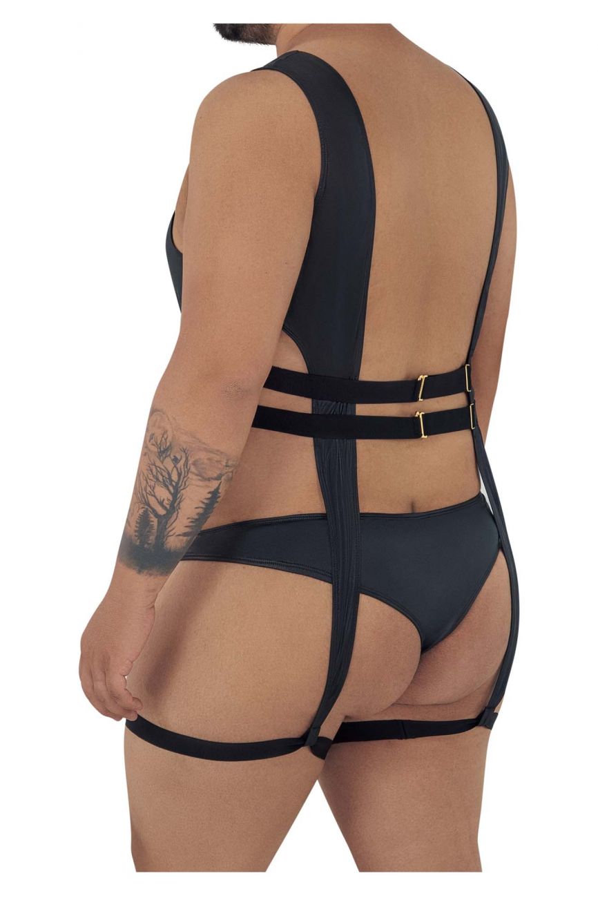 CandyMan 99541X Gladiator Bodysuit Color Black - DealByEthan.gay loves CandyMan