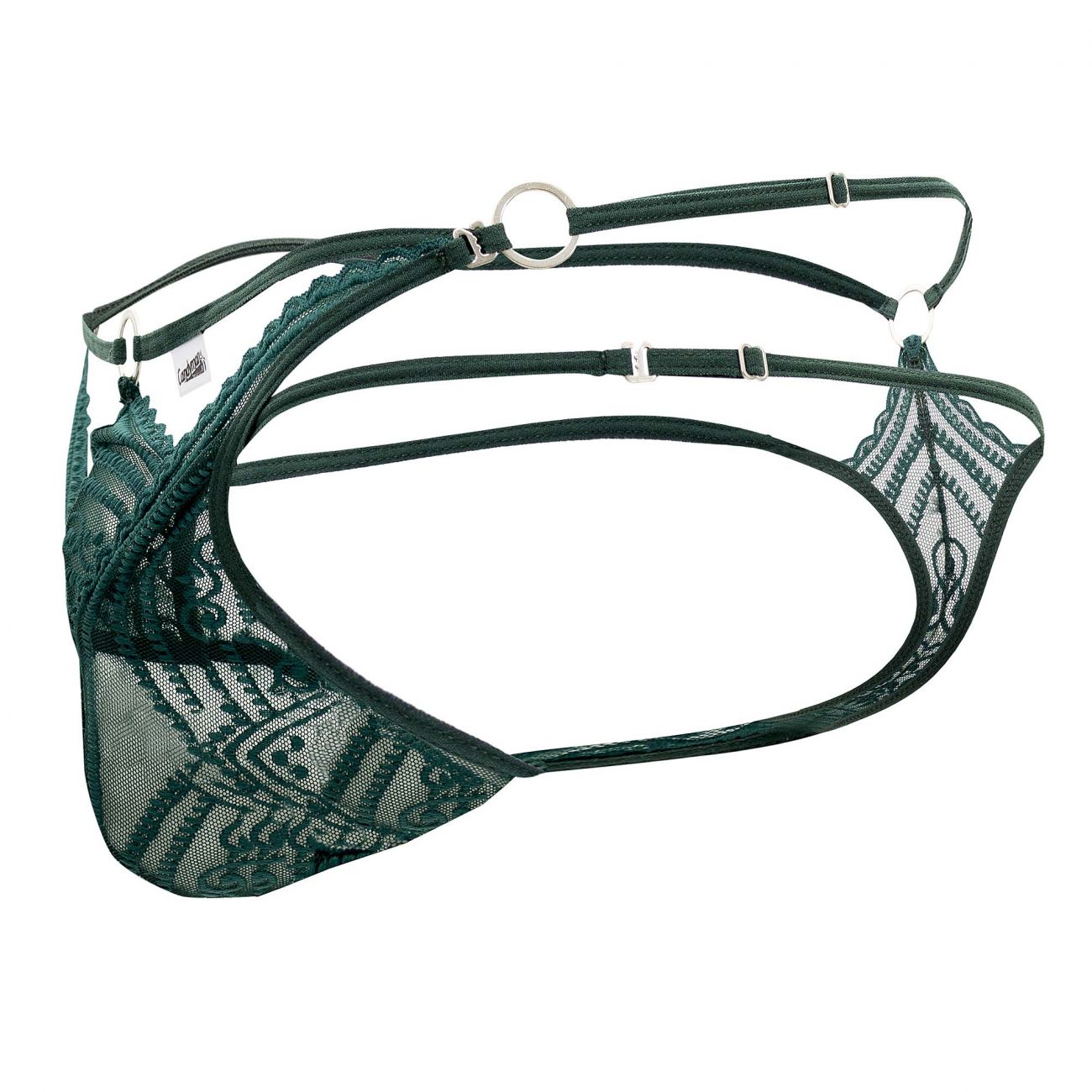 CandyMan 99547 Double Thongs Color Hunter Green - DealByEthan.gay loves CandyMan