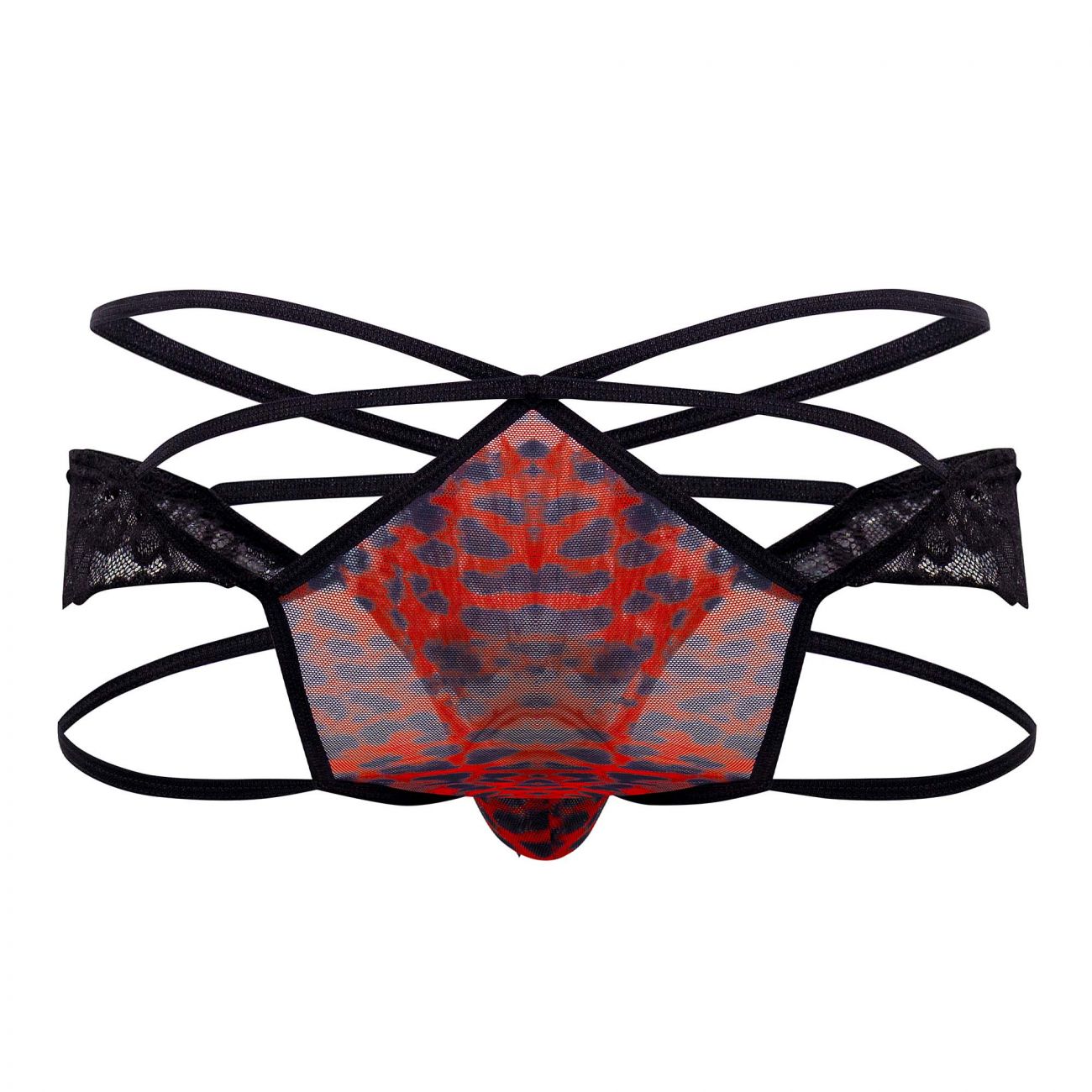 CandyMan 99578 Mesh-Lace Bikini Color Leopard Print - DealByEthan.gay loves CandyMan