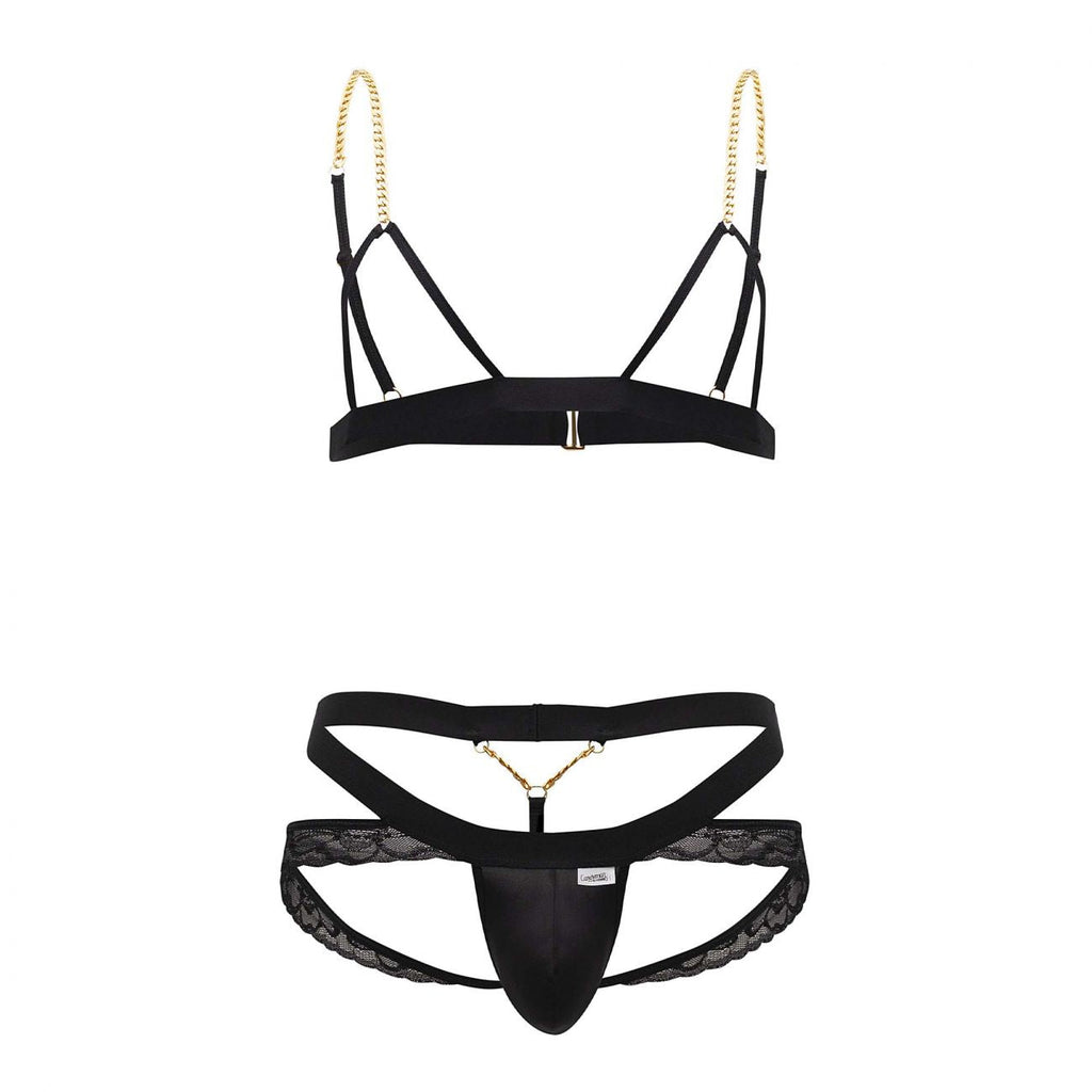 CandyMan 99582 Harness-Jockstrap Outfit Color Black - DealByEthan.gay loves CandyMan