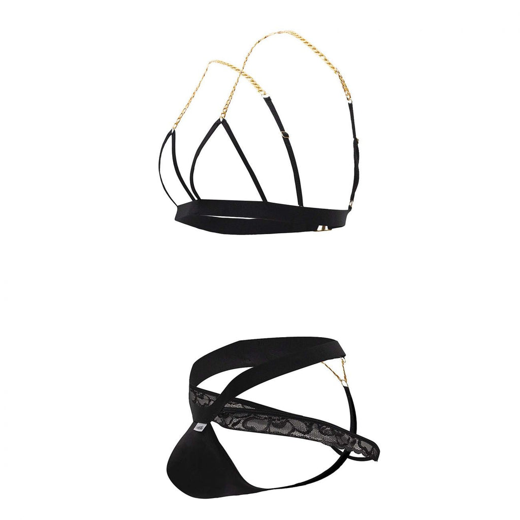 CandyMan 99582 Harness-Jockstrap Outfit Color Black - DealByEthan.gay loves CandyMan