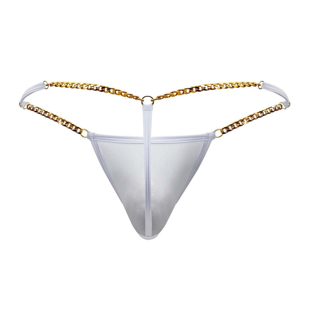 CandyMan 99586 Chain G-String Color White - DealByEthan.gay loves CandyMan