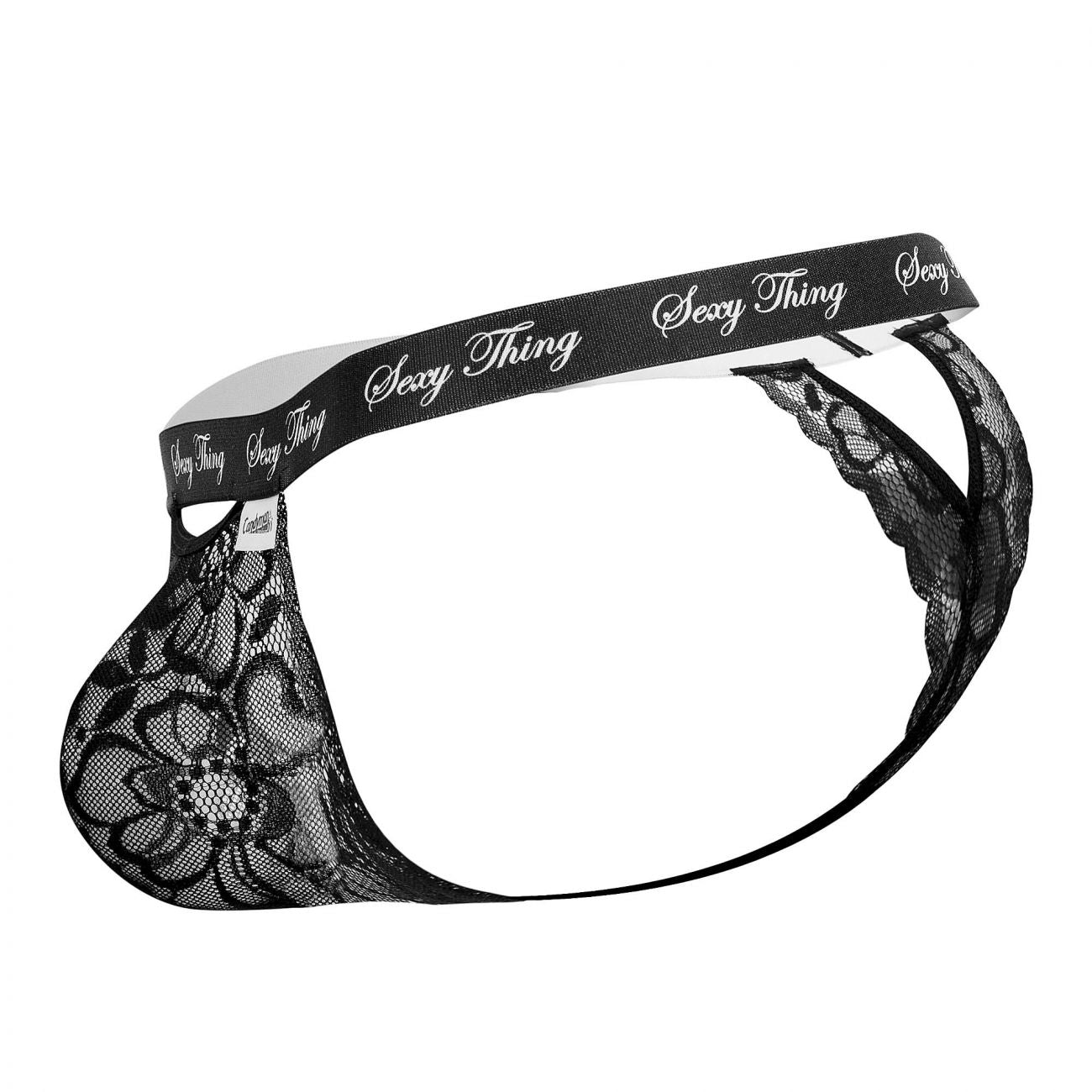CandyMan 99594 Sexy Thing Lace Thongs Color Black - DealByEthan.gay loves CandyMan