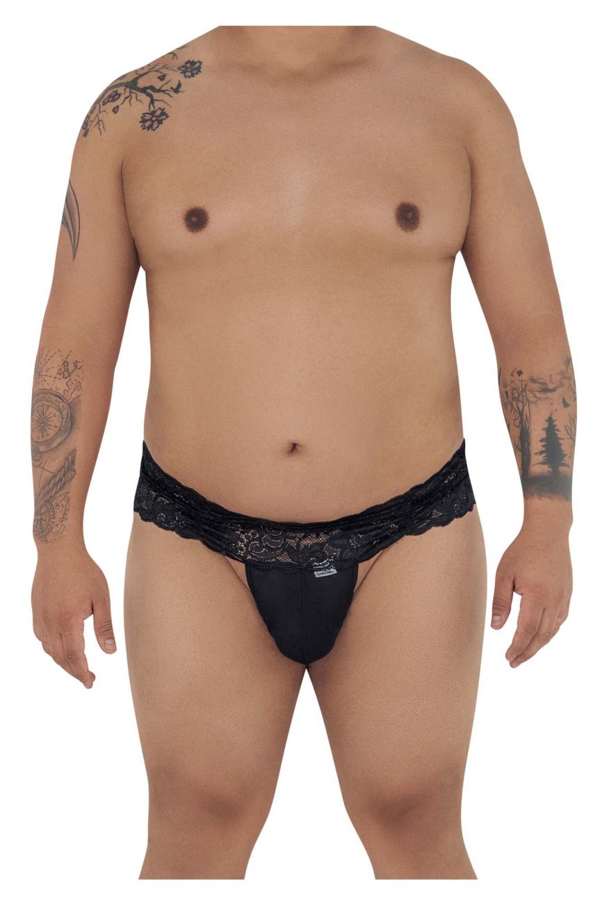 CandyMan 99595X Lace Thongs Color Black - DealByEthan.gay loves CandyMan