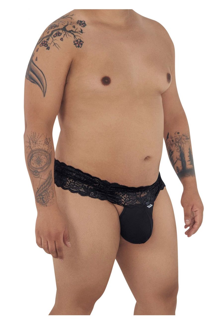 CandyMan 99595X Lace Thongs Color Black - DealByEthan.gay loves CandyMan