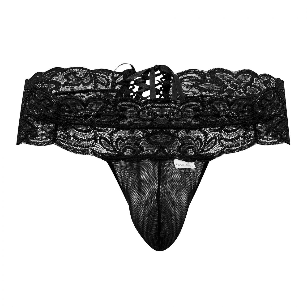 CandyMan 99595X Lace Thongs Color Black - DealByEthan.gay loves CandyMan
