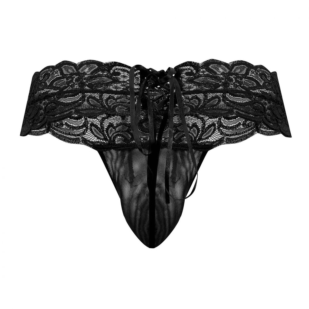 CandyMan 99595X Lace Thongs Color Black - DealByEthan.gay loves CandyMan