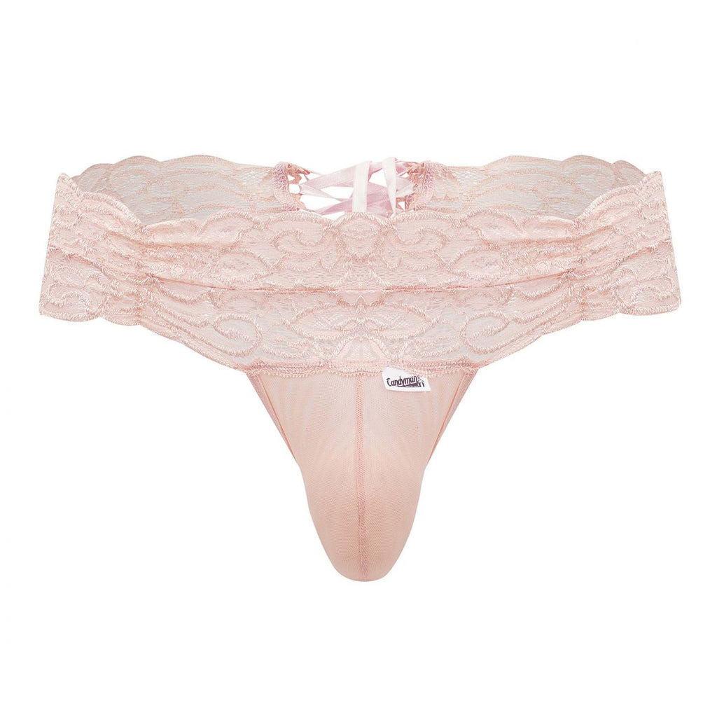 CandyMan 99595X Lace Thongs Color Rose - DealByEthan.gay loves CandyMan