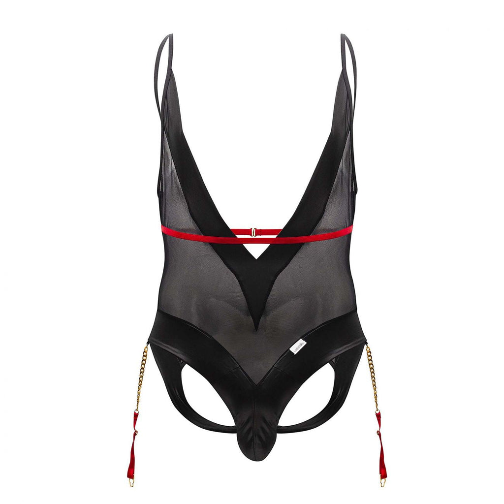 CandyMan 99600 Mesh Bodysuit Color Black - DealByEthan.gay loves CandyMan