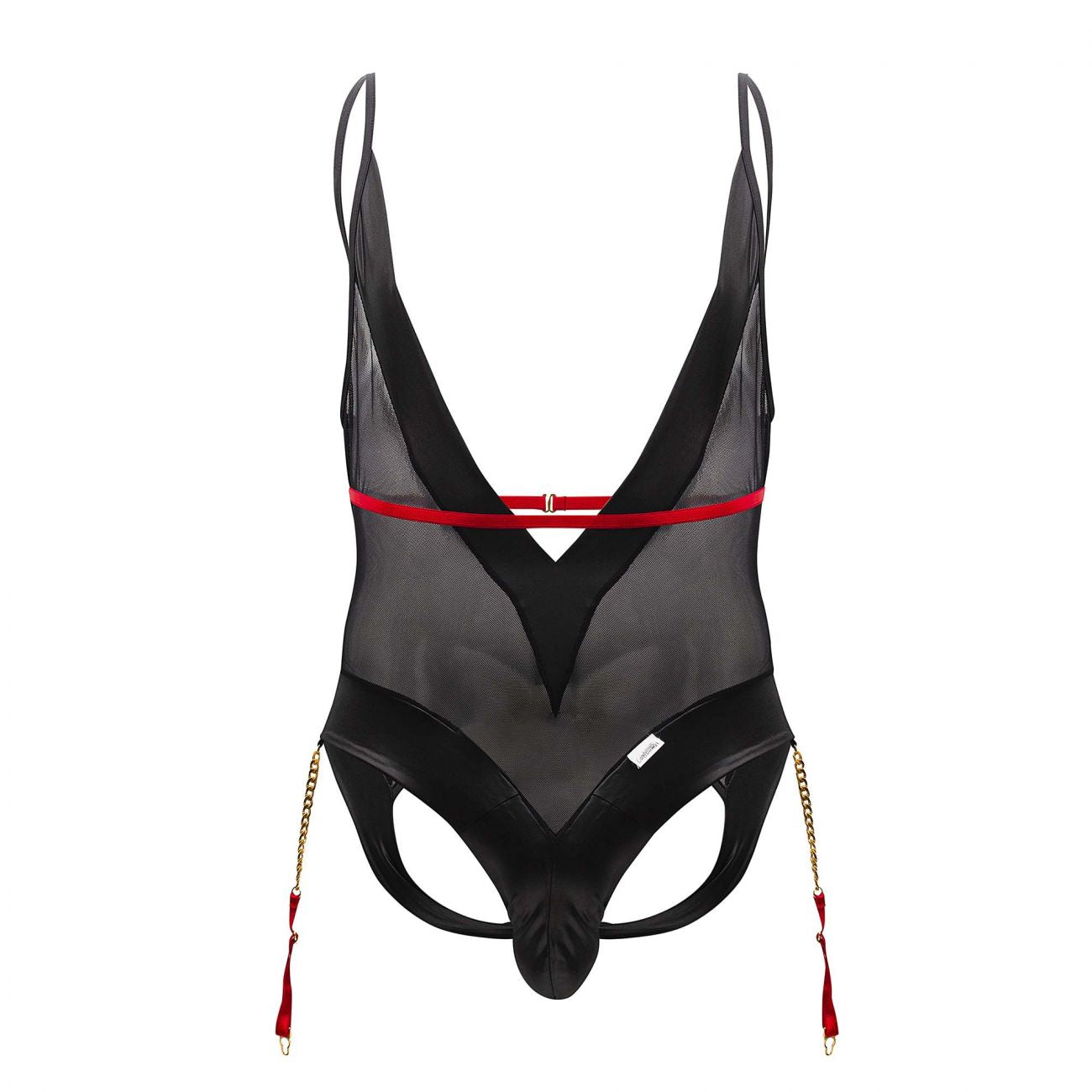 CandyMan 99600 Mesh Bodysuit Color Black - DealByEthan.gay loves CandyMan