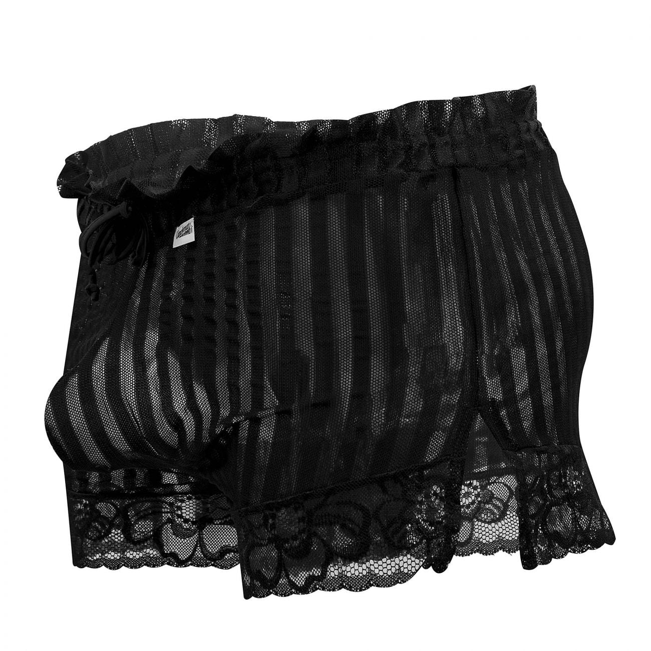 CandyMan 99601X Lounge Pajama Shorts Color Black - DealByEthan.gay loves CandyMan