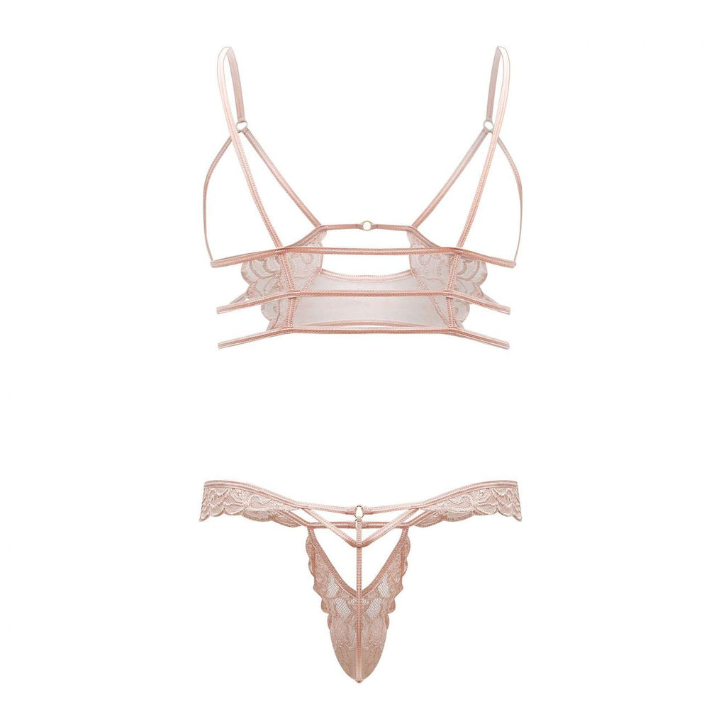 CandyMan 99604 Harness-Thongs Outfit Color Rose - DealByEthan.gay loves CandyMan