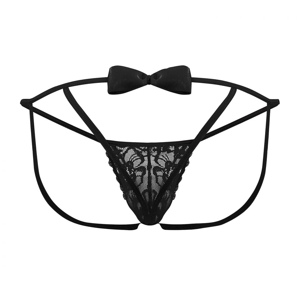 CandyMan 99606 Bow Jockstrap Color Black - DealByEthan.gay loves CandyMan