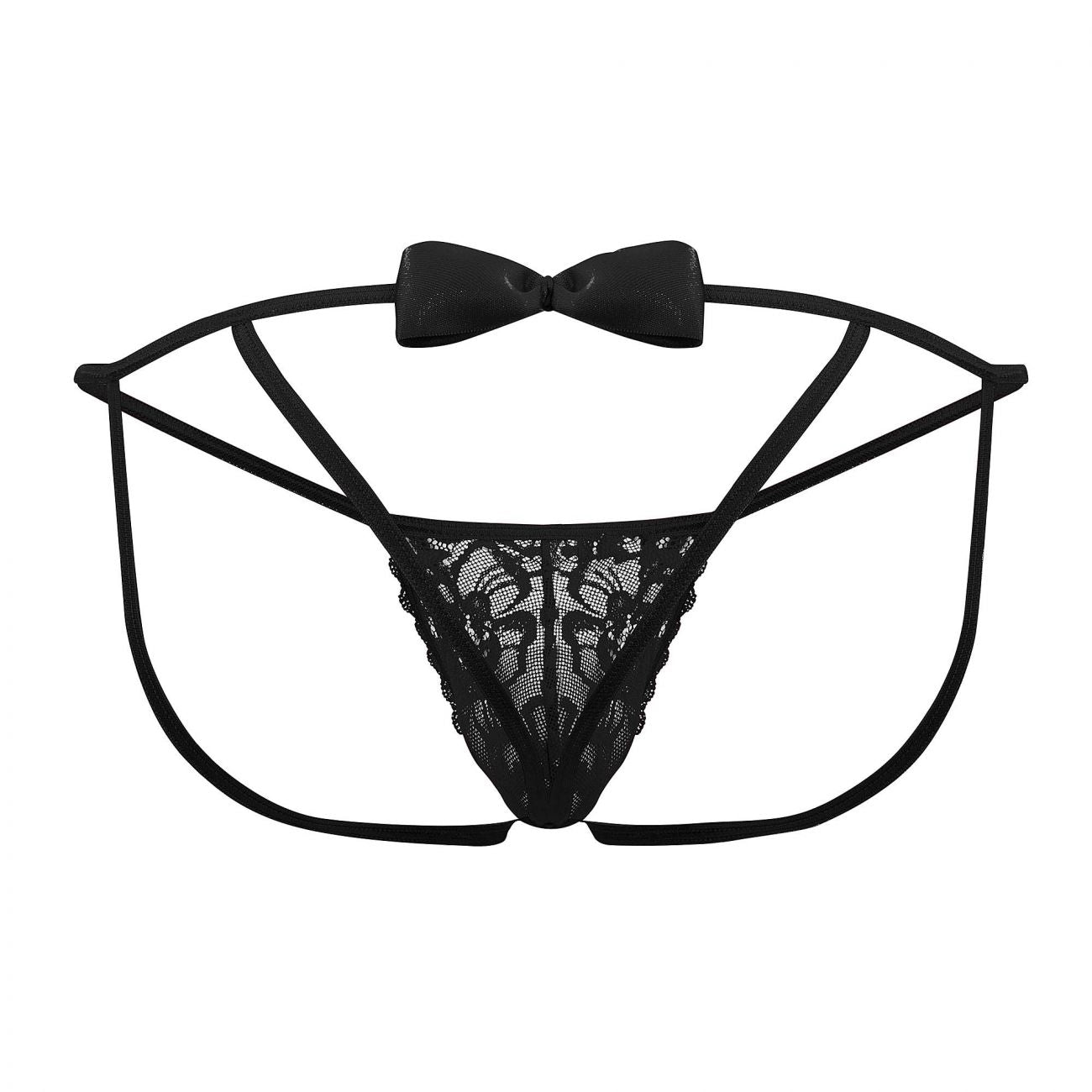 CandyMan 99606 Bow Jockstrap Color Black - DealByEthan.gay loves CandyMan