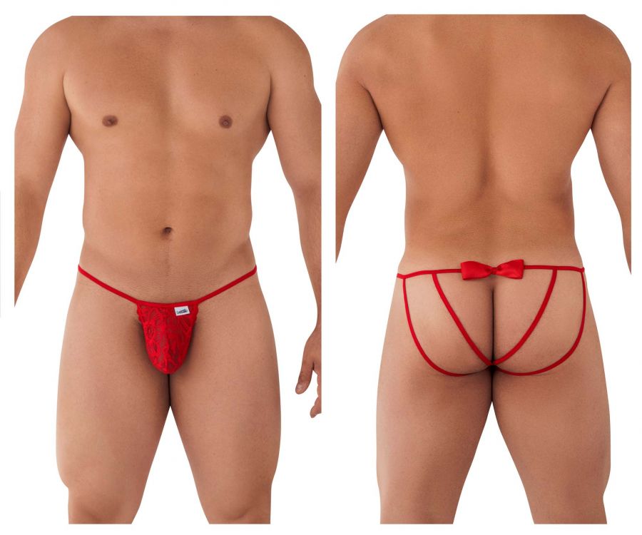 CandyMan 99606 Bow Jockstrap Color Red - DealByEthan.gay loves CandyMan