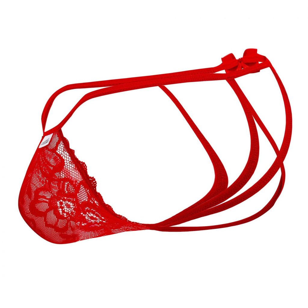 CandyMan 99606 Bow Jockstrap Color Red - DealByEthan.gay loves CandyMan