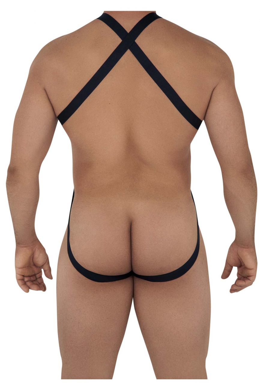 CandyMan 99607 Protuder Bodysuit Color Black - DealByEthan.gay loves CandyMan