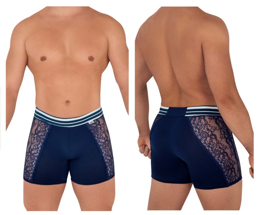CandyMan 99609 Lounge Pajama Shorts Color Navy - DealByEthan.gay loves CandyMan