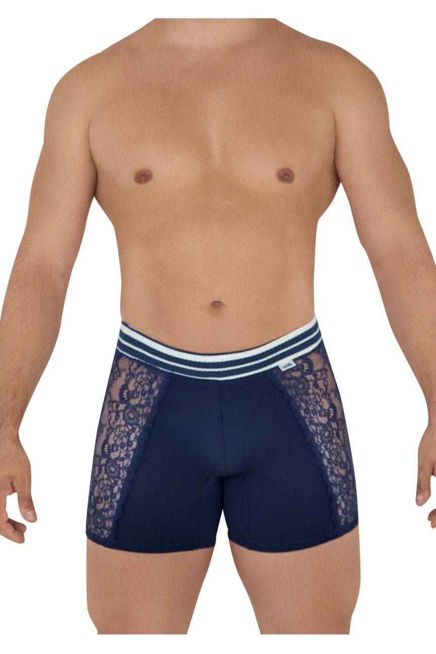 CandyMan 99609 Lounge Pajama Shorts Color Navy - DealByEthan.gay loves CandyMan