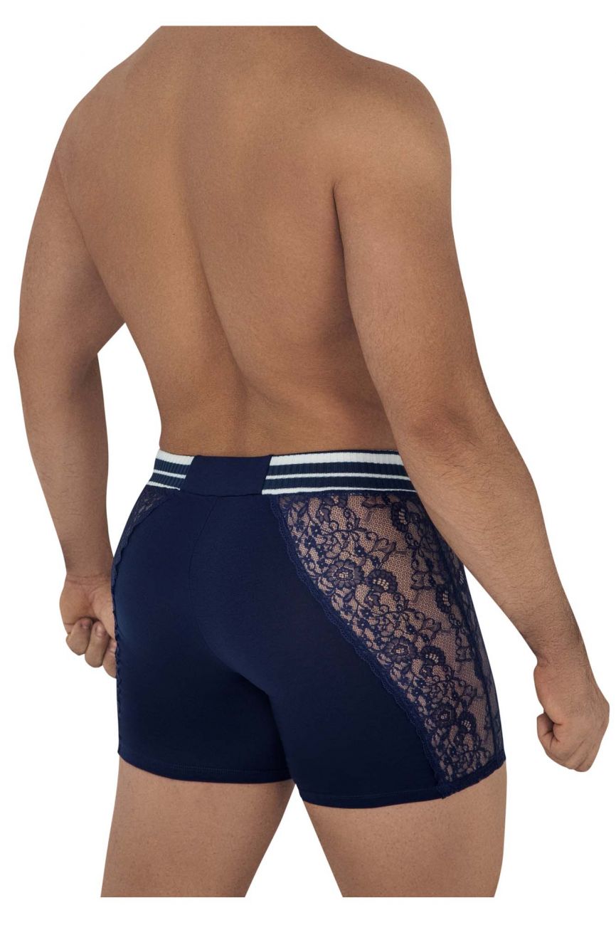 CandyMan 99609 Lounge Pajama Shorts Color Navy - DealByEthan.gay loves CandyMan