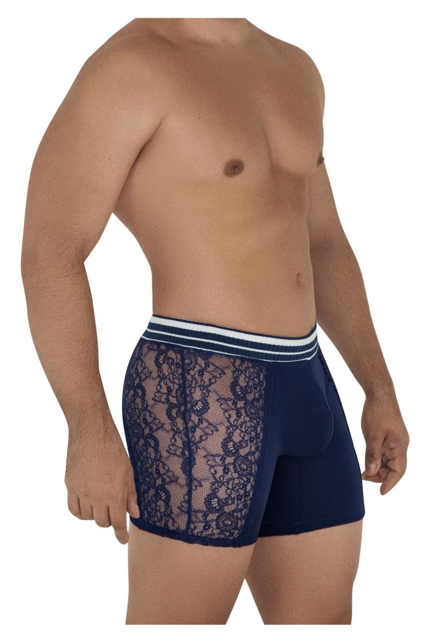 CandyMan 99609 Lounge Pajama Shorts Color Navy - DealByEthan.gay loves CandyMan