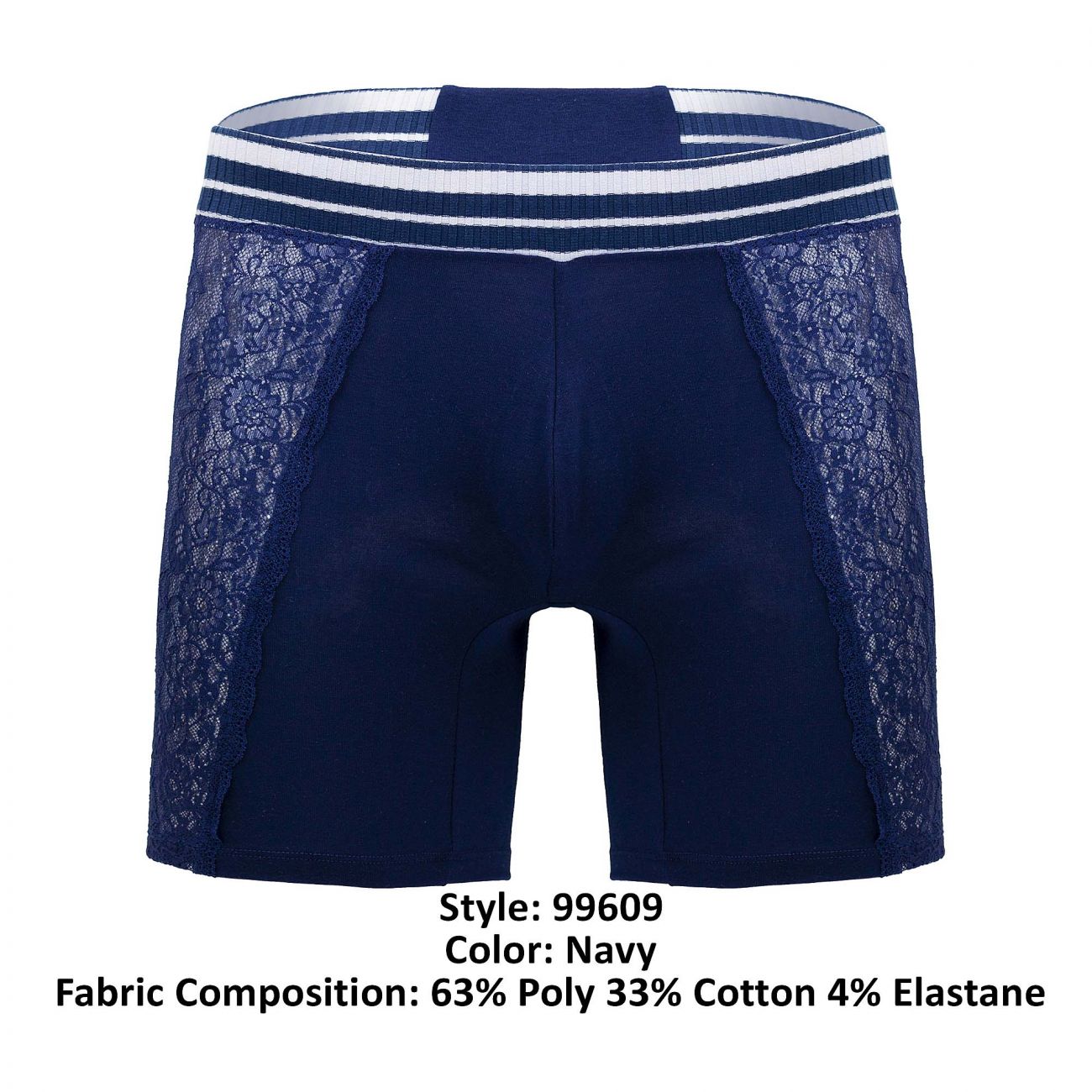 CandyMan 99609 Lounge Pajama Shorts Color Navy - DealByEthan.gay loves CandyMan