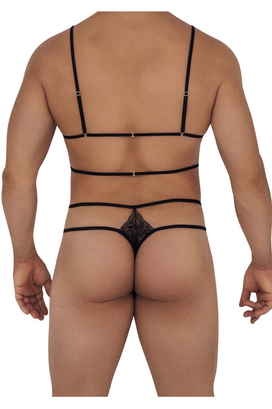 CandyMan 99610 Harness Thong Outfit Color Snake Print - DealByEthan.gay loves CandyMan