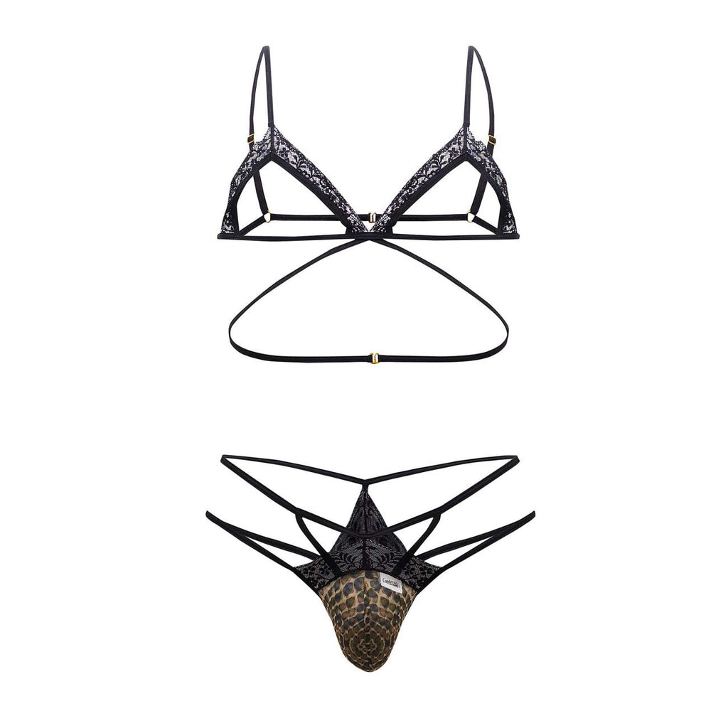 CandyMan 99610 Harness Thong Outfit Color Snake Print - DealByEthan.gay loves CandyMan