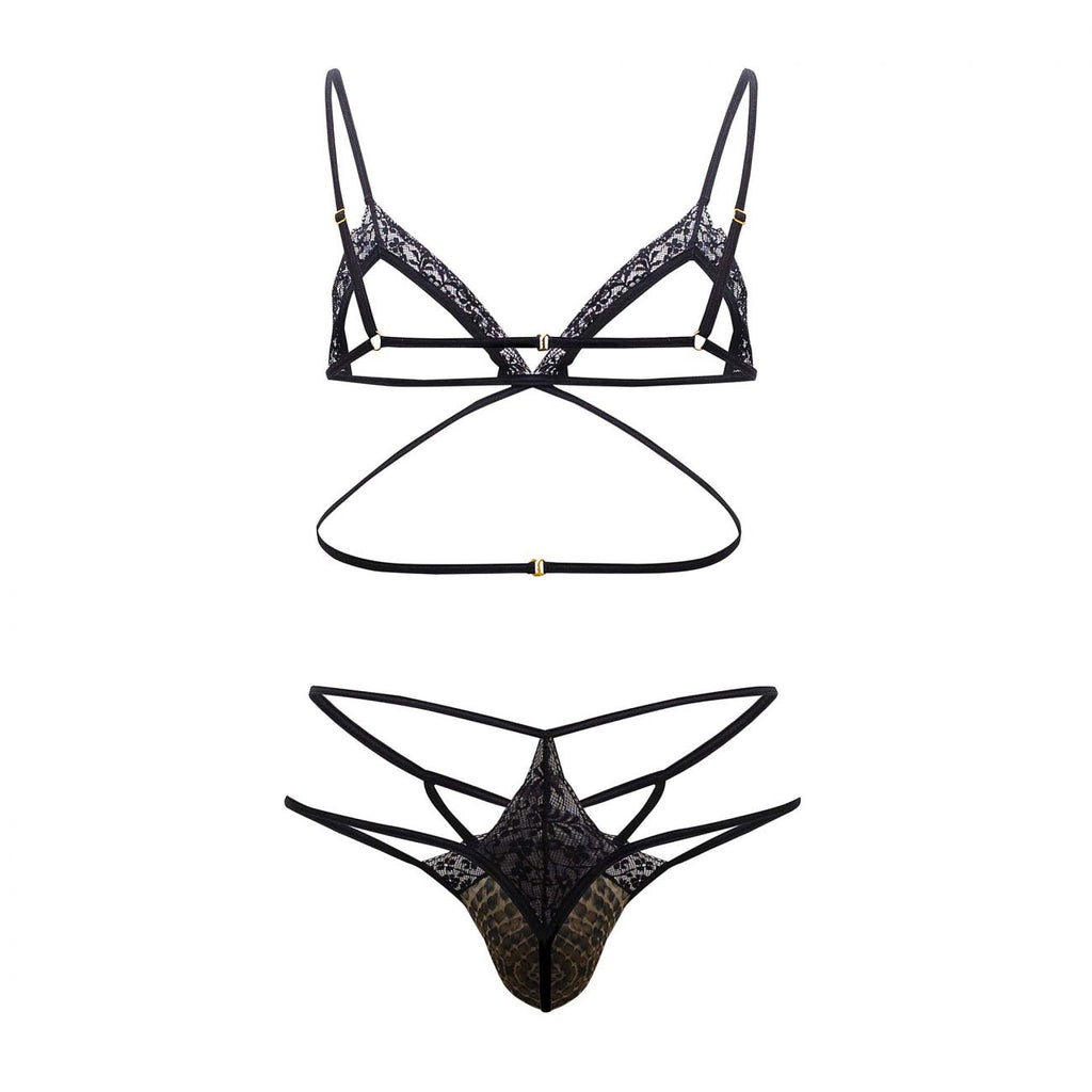 CandyMan 99610 Harness Thong Outfit Color Snake Print - DealByEthan.gay loves CandyMan