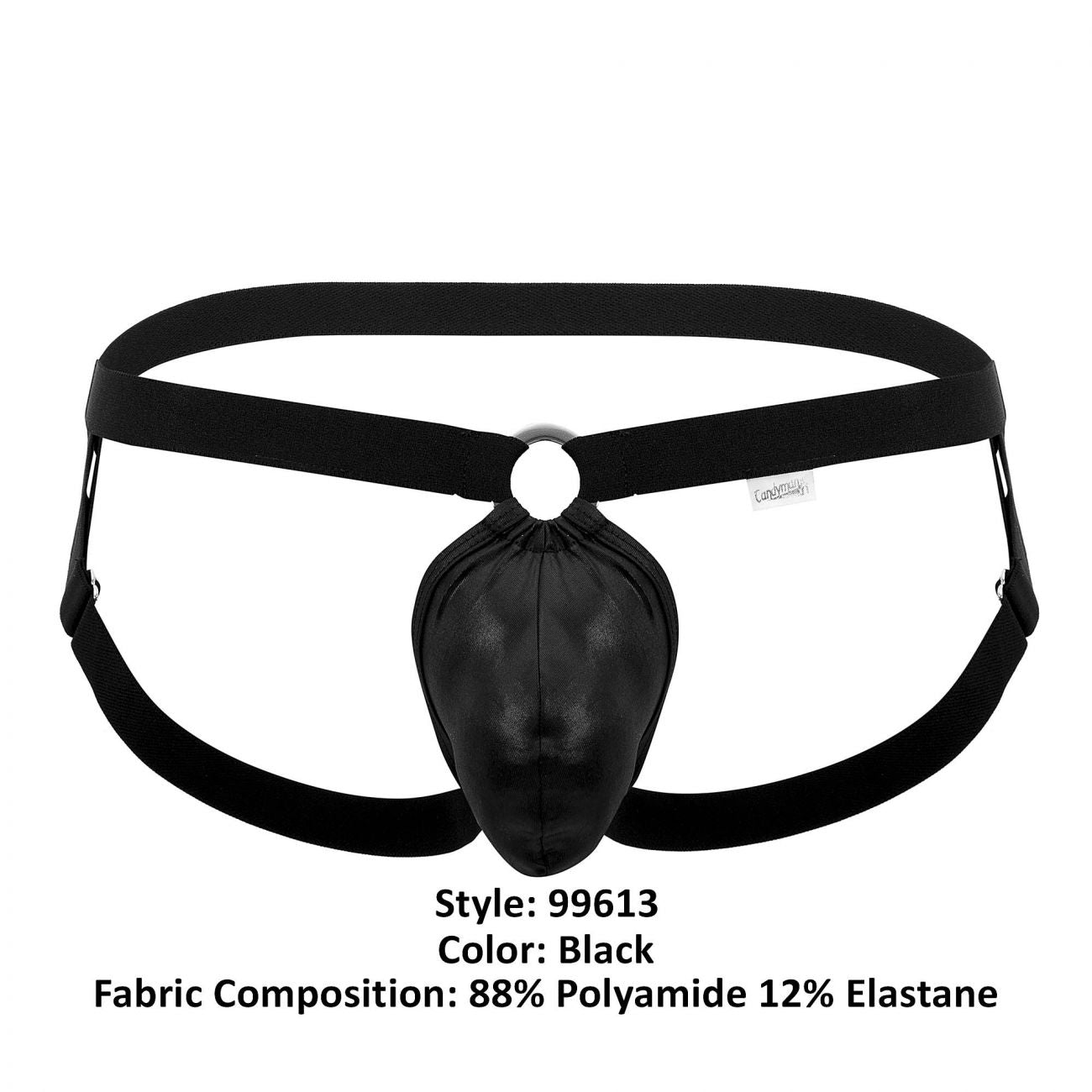 CandyMan 99613 Cock-Sock Jockstrap Color Black - DealByEthan.gay loves CandyMan