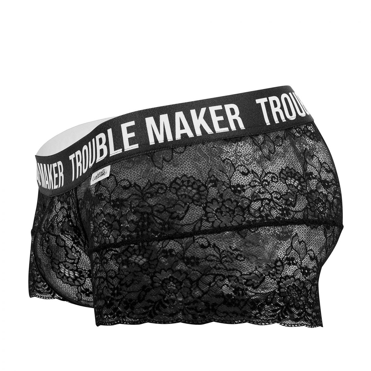 CandyMan 99616 Trouble Maker Lace Trunks Color Black - DealByEthan.gay loves CandyMan