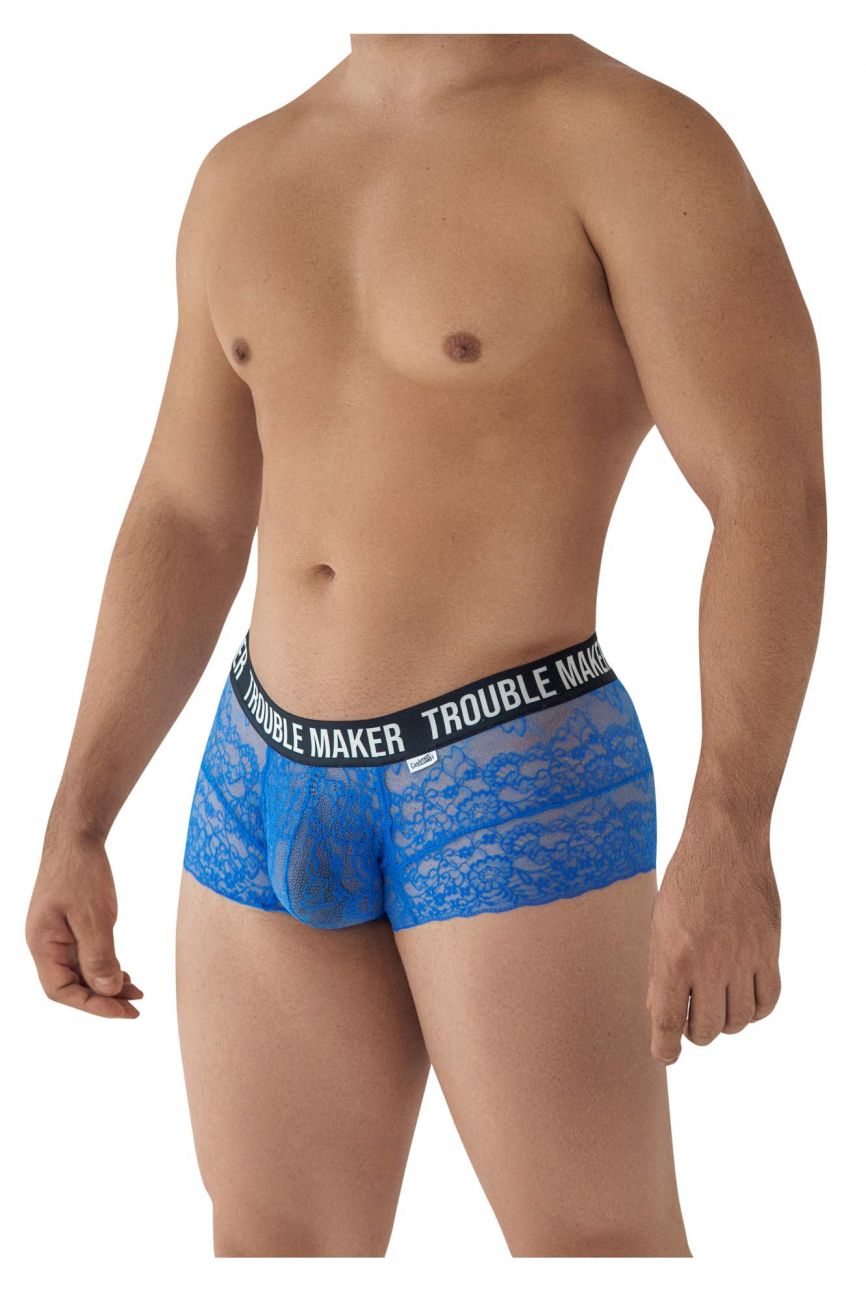 CandyMan 99616 Trouble Maker Lace Trunks Color Dark Blue - DealByEthan.gay loves CandyMan