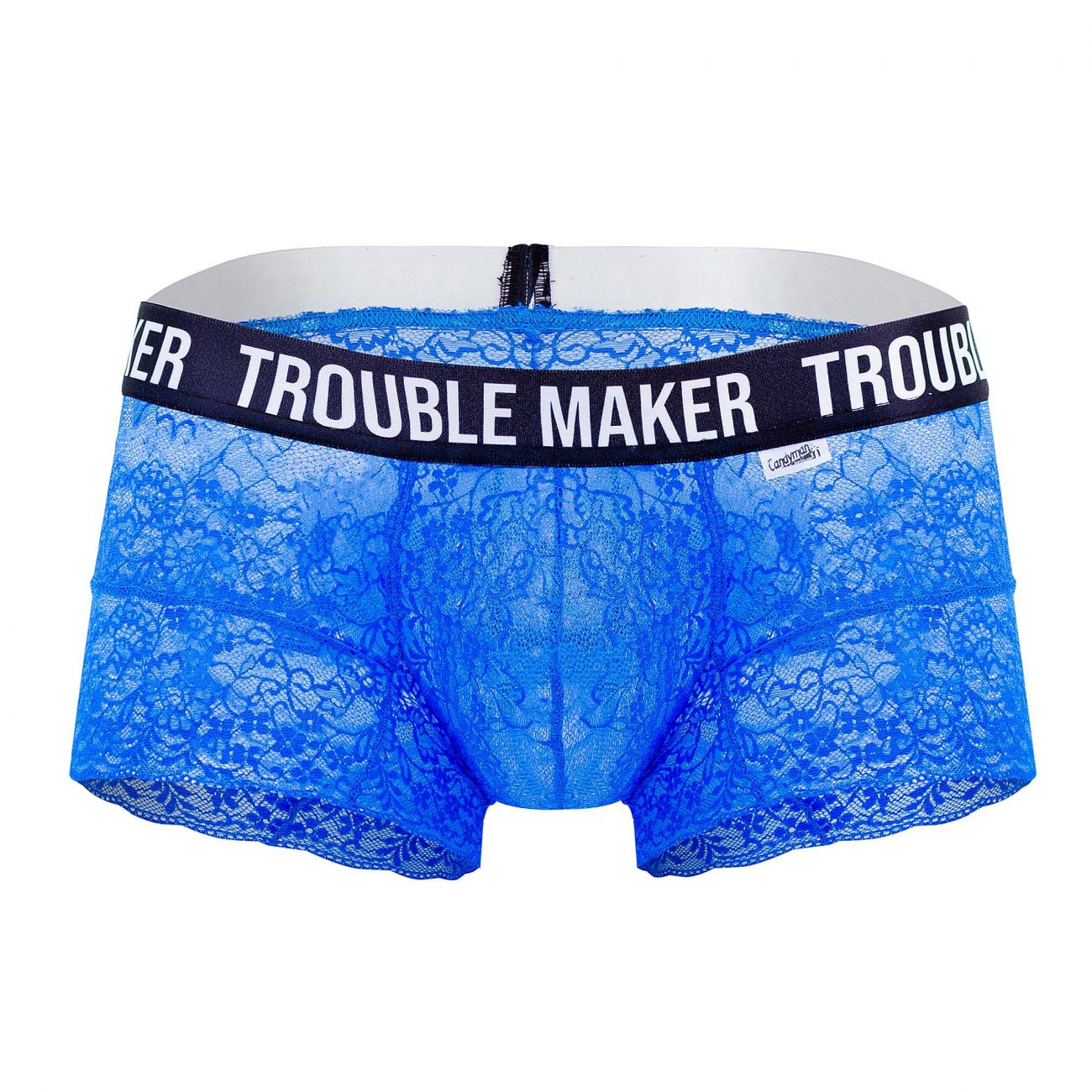 CandyMan 99616X Trouble Maker Lace Trunks Color Dark Blue - DealByEthan.gay loves CandyMan