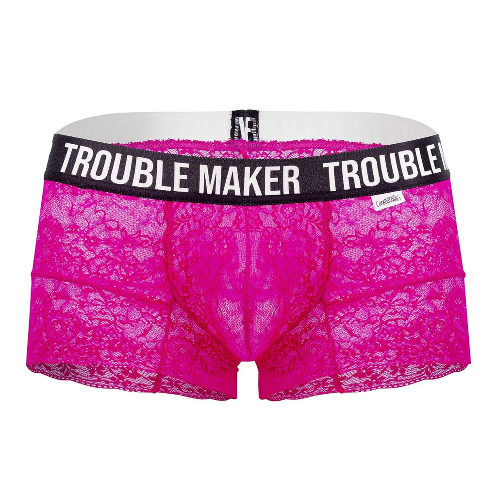 CandyMan 99616X Trouble Maker Lace Trunks Color Pink - DealByEthan.gay loves CandyMan
