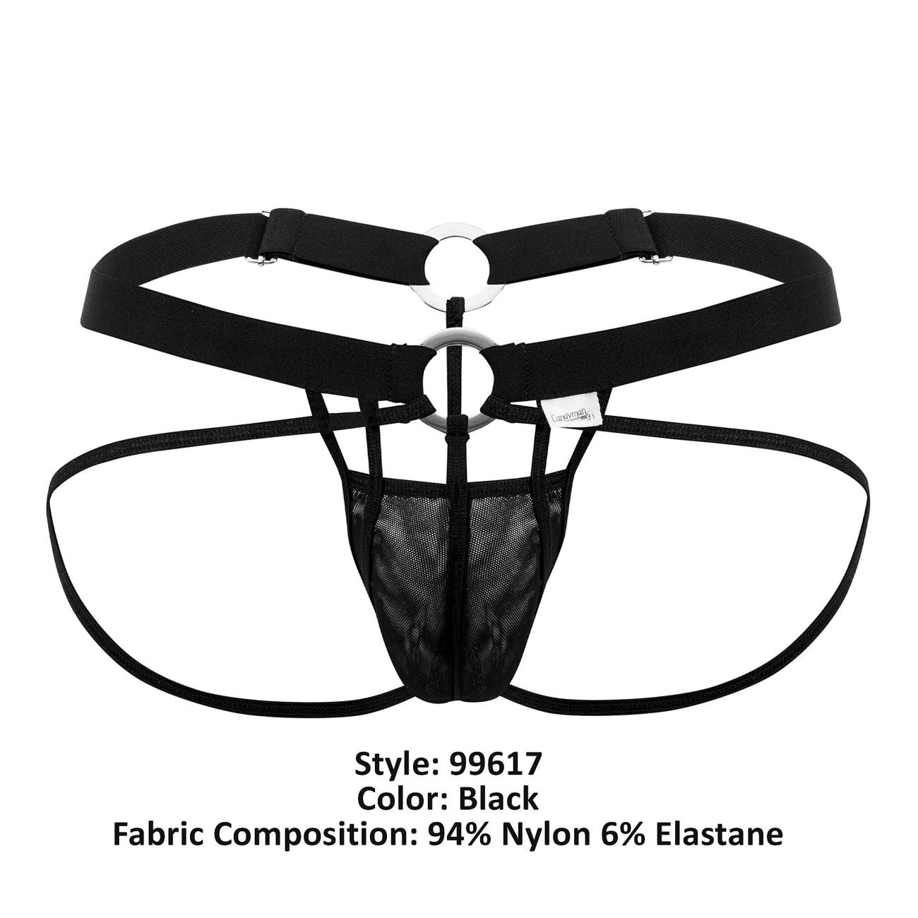 CandyMan 99617 Mesh Cage Jockstrap Color Black - DealByEthan.gay loves CandyMan