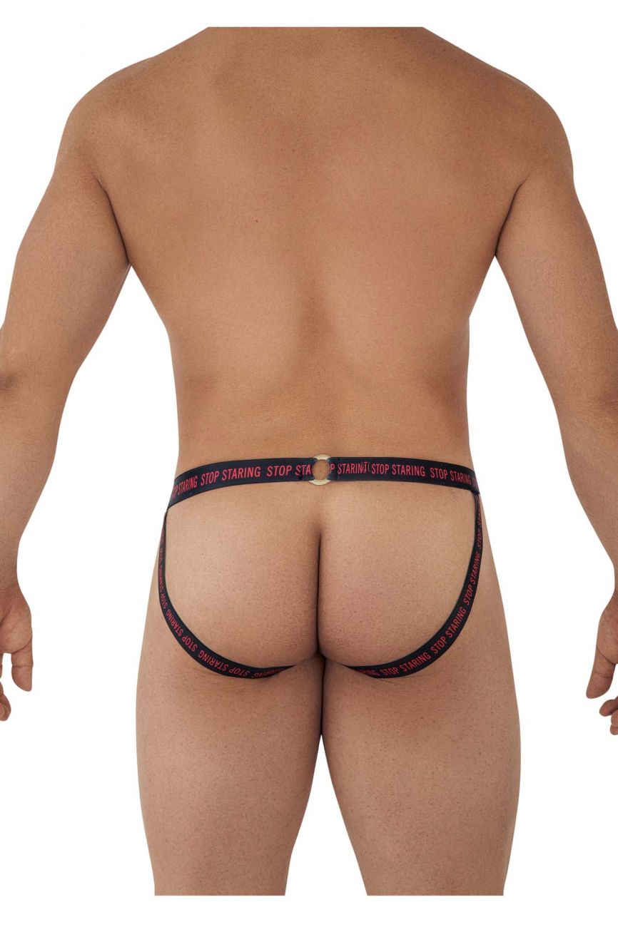 CandyMan 99619 Stop Staring Lace Jockstrap Color Red - DealByEthan.gay loves CandyMan