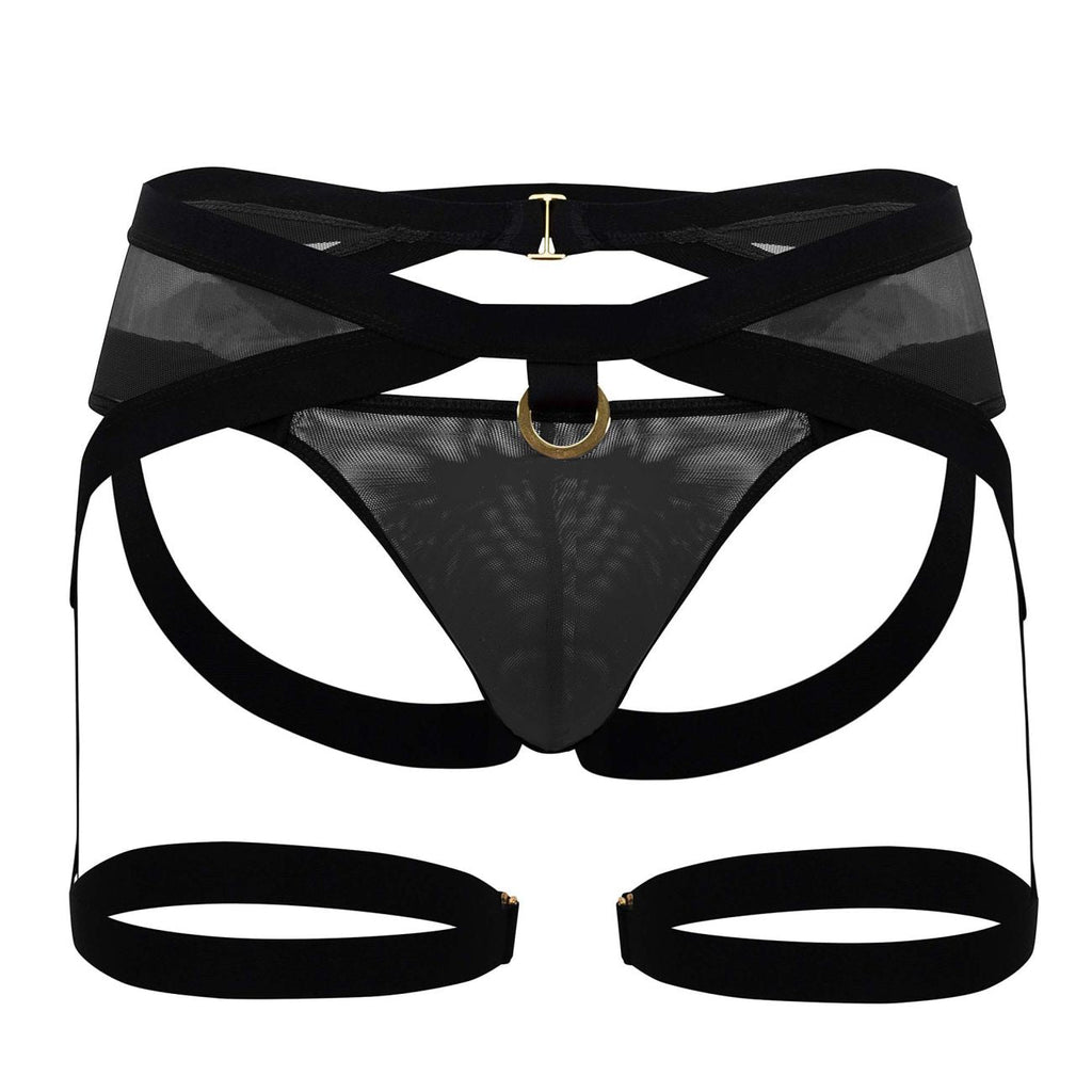 CandyMan 99623 Garter Jockstrap Color Black - DealByEthan.gay loves CandyMan