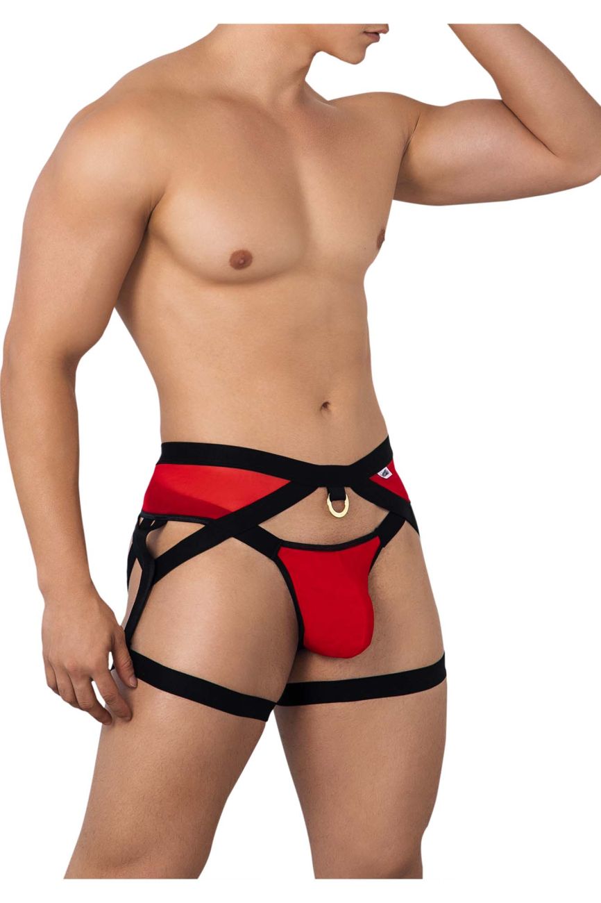 CandyMan 99623 Garter Jockstrap Color Red - DealByEthan.gay loves CandyMan