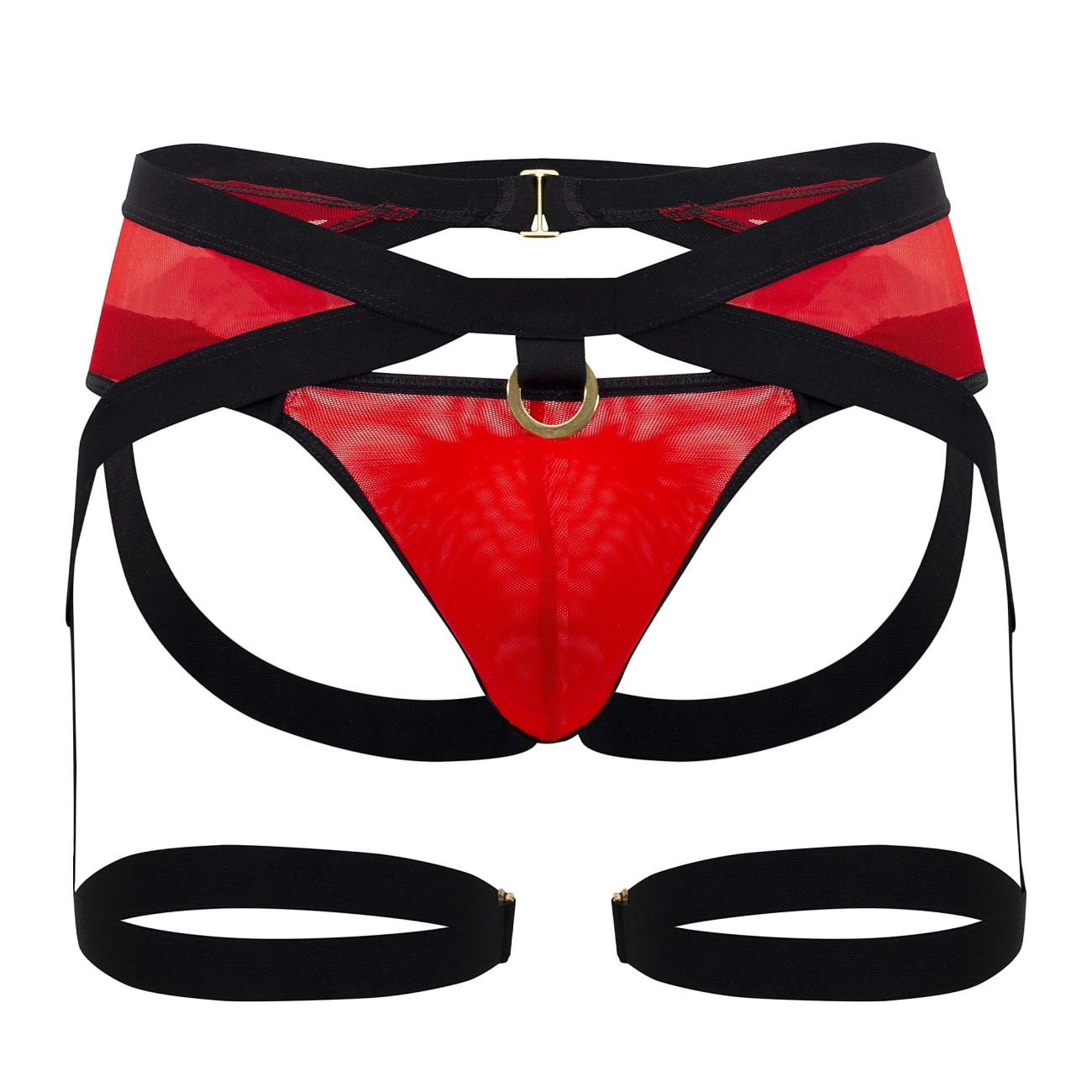 CandyMan 99623 Garter Jockstrap Color Red - DealByEthan.gay loves CandyMan