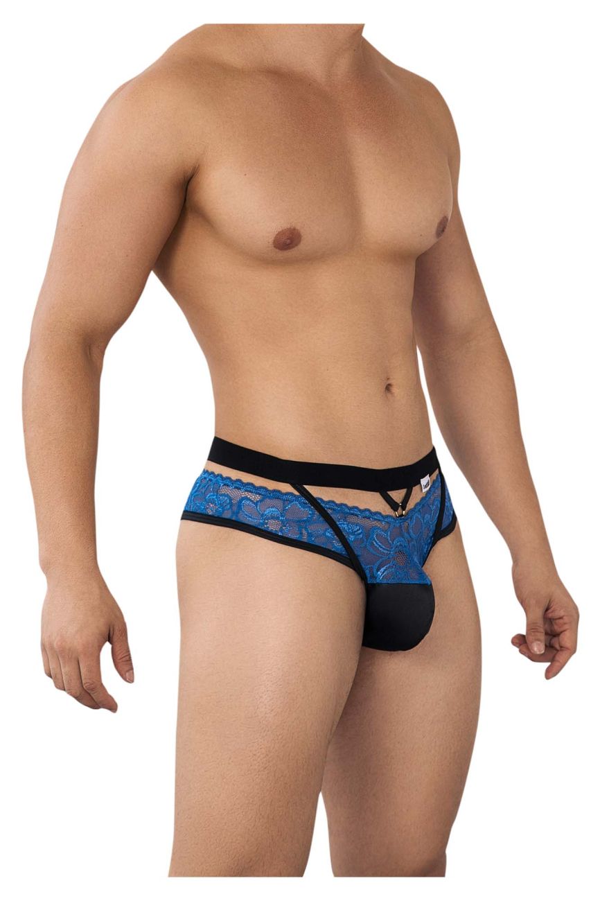 CandyMan 99627 Lace Jockstrap Color Blue - DealByEthan.gay loves CandyMan