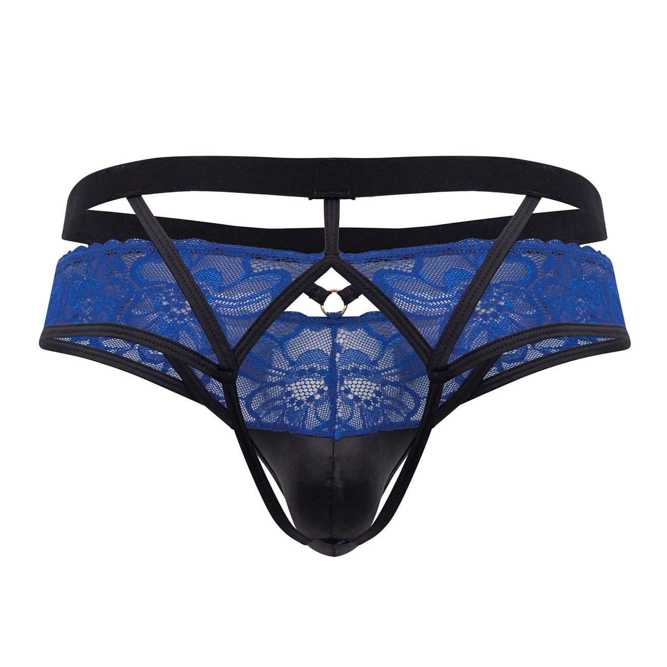 CandyMan 99627 Lace Jockstrap Color Blue - DealByEthan.gay loves CandyMan