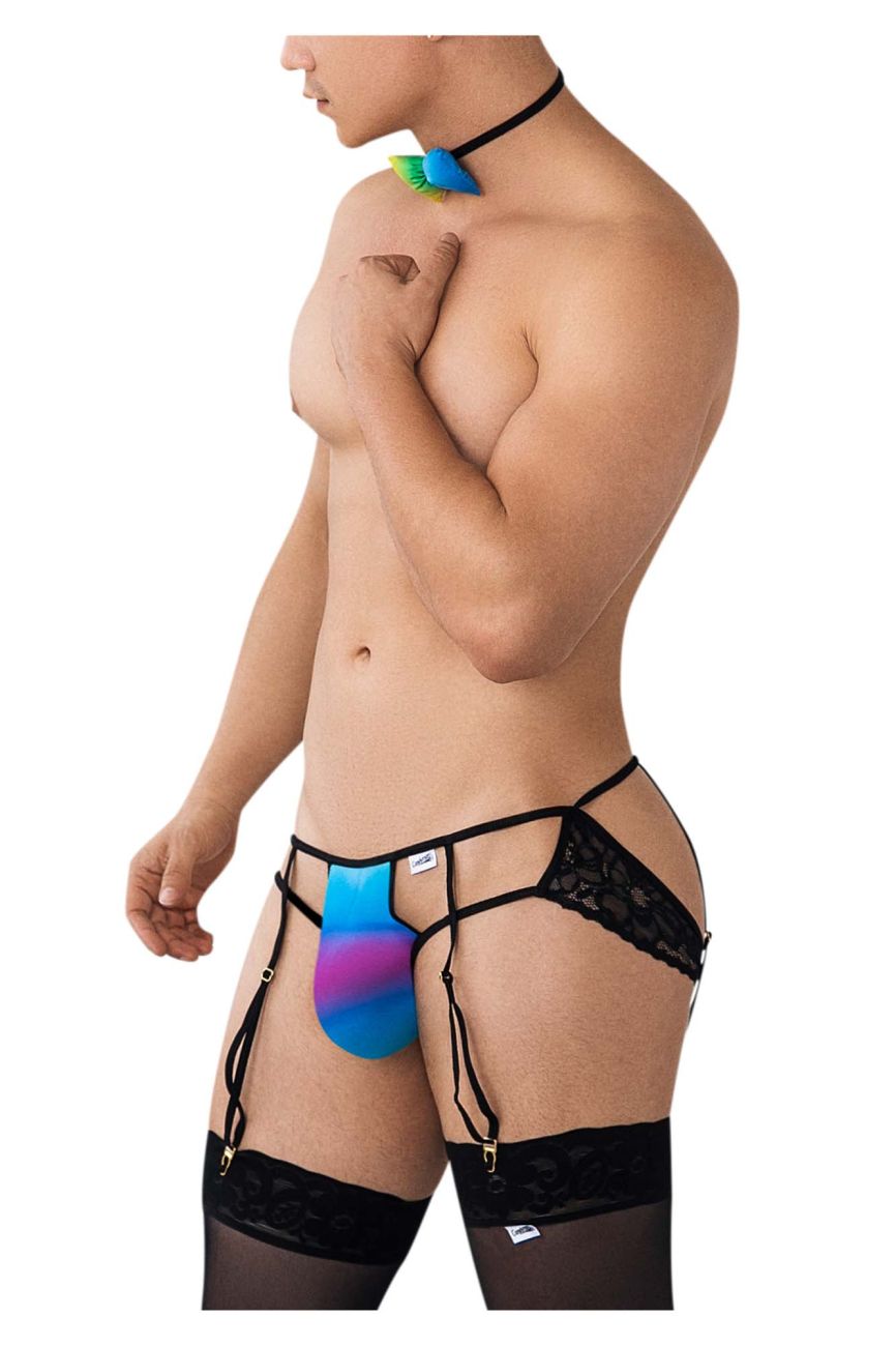 CandyMan 99630 Garter Jockstrap Color Rainbow - DealByEthan.gay loves CandyMan