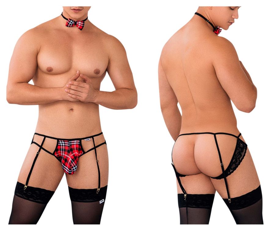 CandyMan 99630 Garter Jockstrap Color Red - DealByEthan.gay loves CandyMan