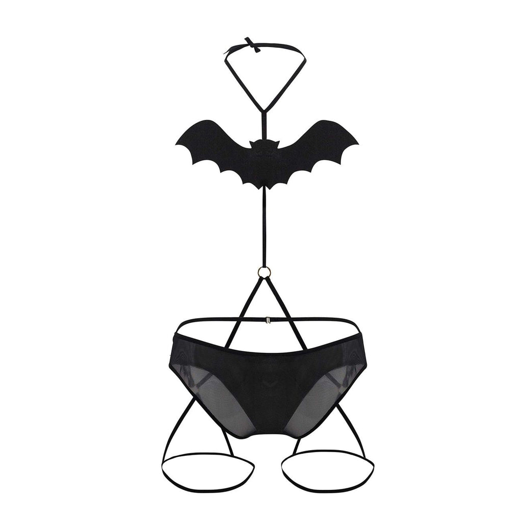 CandyMan 99631 Bat Two Piece Set Color Black - DealByEthan.gay loves CandyMan