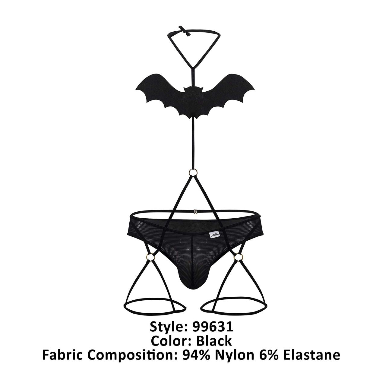 CandyMan 99631 Bat Two Piece Set Color Black - DealByEthan.gay loves CandyMan