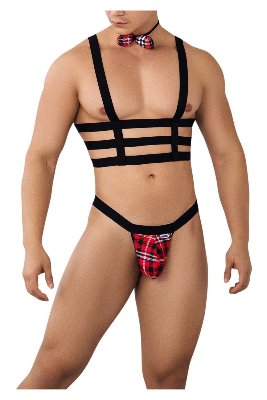 CandyMan 99634 Harness Two Piece Set Color Black - DealByEthan.gay loves CandyMan