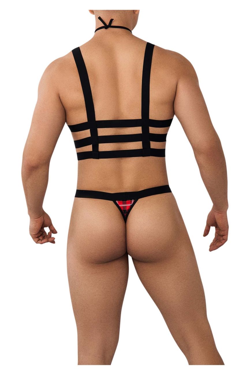 CandyMan 99634 Harness Two Piece Set Color Black - DealByEthan.gay loves CandyMan